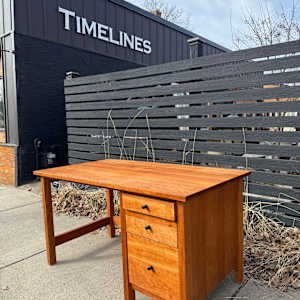 Room and Board Linear cherry desk, Image 5.