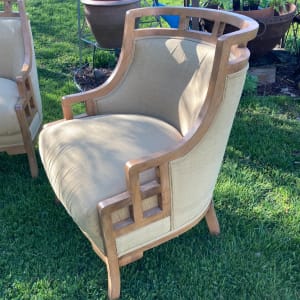 Century furniture pair of living room chairs 