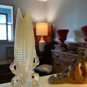Northwood Victorian corn vase 
