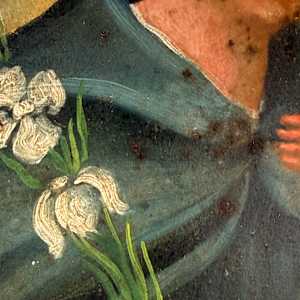 RETABLO of Saint Anthony on tin Circa 19th century 