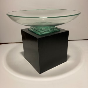 Post Modern art glass bowl 