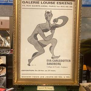 Vintage Galerie Louise Eskens poster 