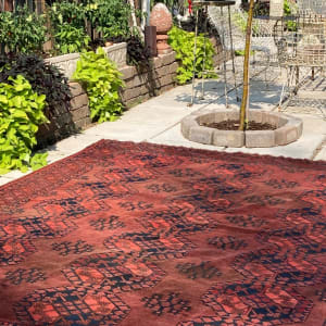 Large antique Bokara rug 