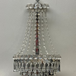 Pair of vintage crystal sconces 