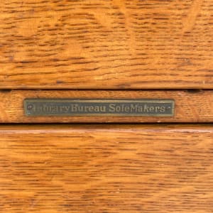 oak library file cabinet 