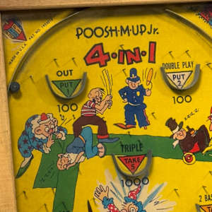 Vintage pinball game 