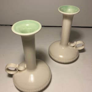 Pair of Red Wing bud vases 