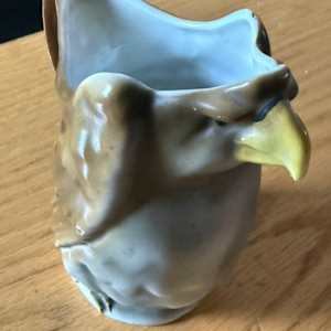 vintage German porcelain eagle creamer, Image 2.