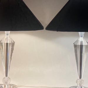 Crystal Schonbek table lamps 