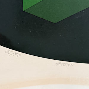 unframed Halsey serigraph 