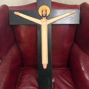Carved folk christ figure, Image 2.