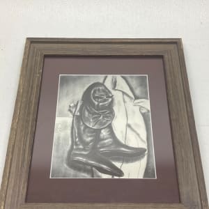 Framed signed 1931 lithograph "Jockey Clothes" by Lee Townsend 