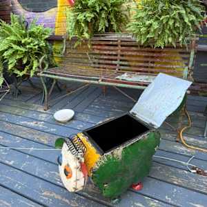 metal garden sheep, Image 1.