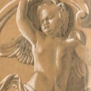 Framed Cherub drawing by Peter Roos 