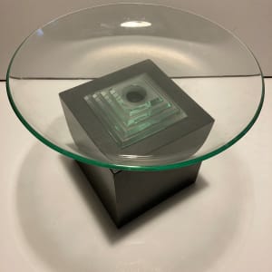 Post Modern art glass bowl 