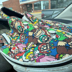Mario Vans Off the Wall, Image 1.