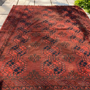 Large antique Bokara rug 