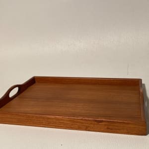 Danish modern style teak tray 