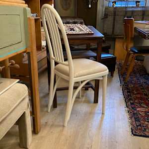 White painted Thonet chair 
