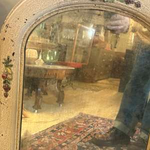 Arched hand painted mirror, Image 2.