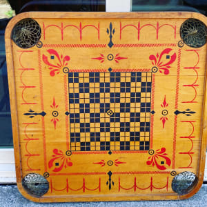 vintage two sided game table 