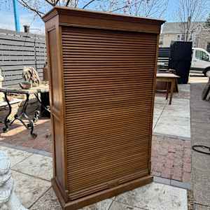 tambour front storage shelf, Image 4.