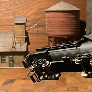 Metal tender and water tank  model toy train 