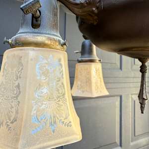 1920's dining room light fixture 