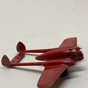 Small red Wyandotte airplane 