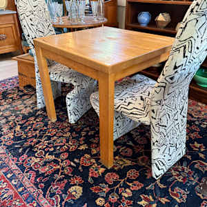 Small maple butcher block kitchen table 
