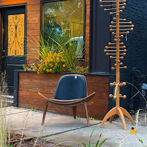 Hand made modern DNA coat tree