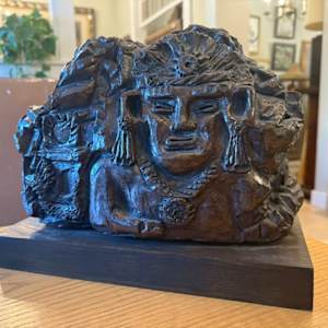 Mexican carved ceramic sculpture, Image 5.