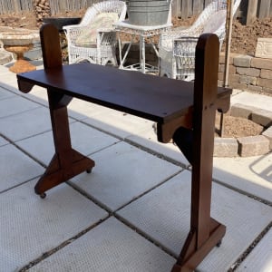 vintage turn of the century general store folding table 