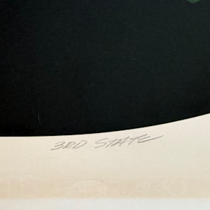 unframed Halsey serigraph 