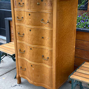 Birdseye maple chest 