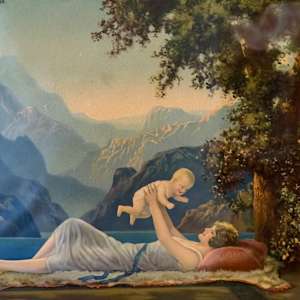 Framed lithograph Loves Paradise 