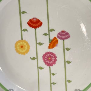 Set of 4 Denby  Portugal 10 1/2" luncheon plates 