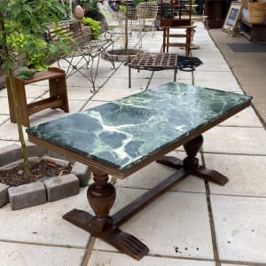 Marble top coffee table 