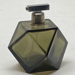 vintage art deco cubistic Bohemian perfume bottle