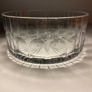 Modern Cut glass bowl