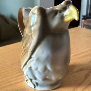 vintage German porcelain eagle creamer, Image 3.