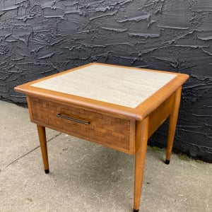 LANE marble end table 