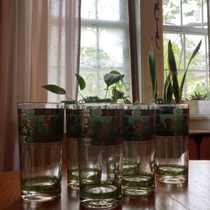 Set of 6 high ball glasses 