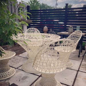 Russell Woodard patio set 