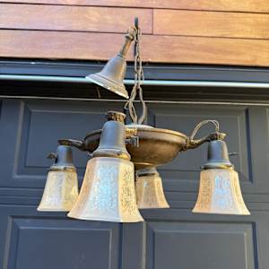 1920's dining room light fixture 