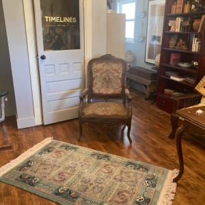 Vintage Chinese wool rug 