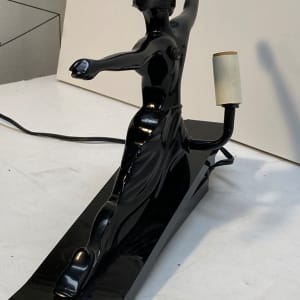 Art Deco plastic Nude woman lamp 