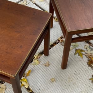 Pair of mid  century modern small side tables 