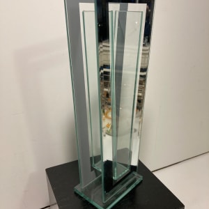 Post modern art glass vase 