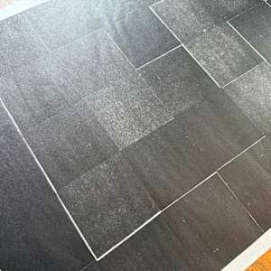 Curtis Pederson Geometric modern mono print, Image 1.